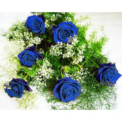 Bouquet de fleurs Blue My Love